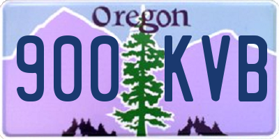 OR license plate 900KVB