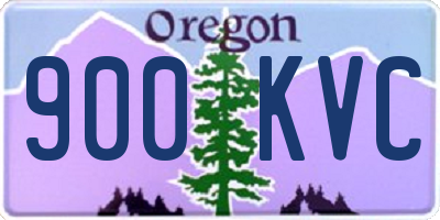 OR license plate 900KVC