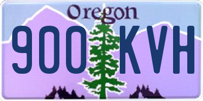OR license plate 900KVH