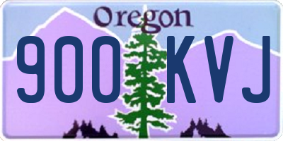 OR license plate 900KVJ