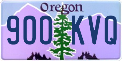 OR license plate 900KVQ