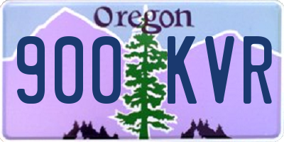 OR license plate 900KVR