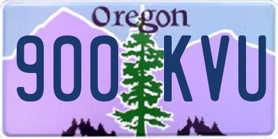 OR license plate 900KVU