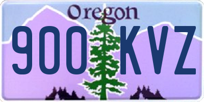 OR license plate 900KVZ