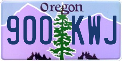 OR license plate 900KWJ