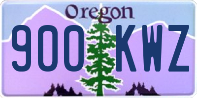 OR license plate 900KWZ