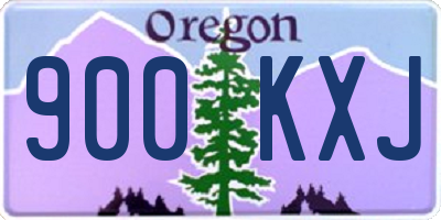OR license plate 900KXJ