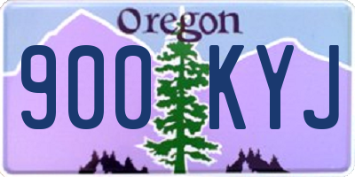 OR license plate 900KYJ