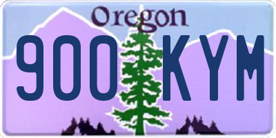 OR license plate 900KYM