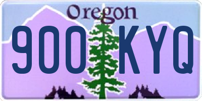 OR license plate 900KYQ