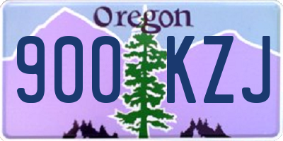 OR license plate 900KZJ