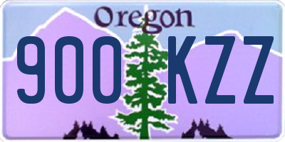 OR license plate 900KZZ
