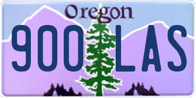 OR license plate 900LAS