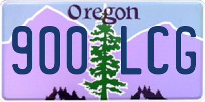 OR license plate 900LCG