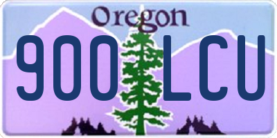 OR license plate 900LCU