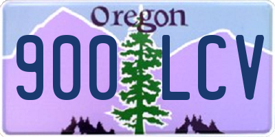 OR license plate 900LCV
