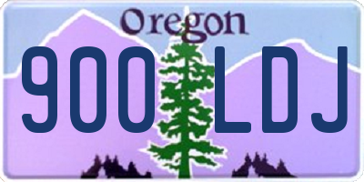 OR license plate 900LDJ