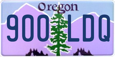 OR license plate 900LDQ