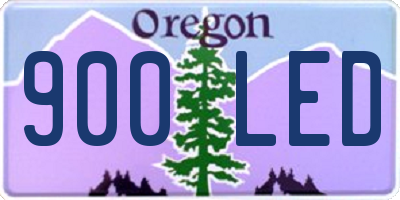 OR license plate 900LED