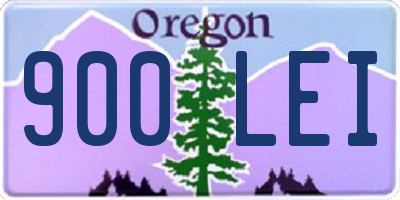 OR license plate 900LEI