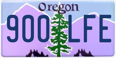 OR license plate 900LFE