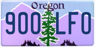 OR license plate 900LFO