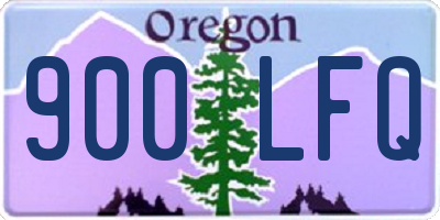 OR license plate 900LFQ