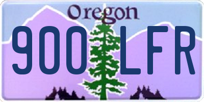 OR license plate 900LFR