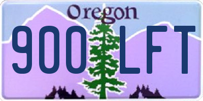 OR license plate 900LFT