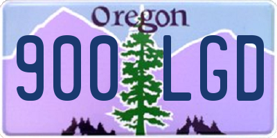 OR license plate 900LGD