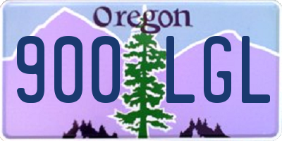 OR license plate 900LGL