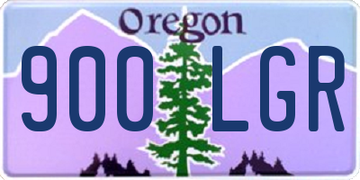 OR license plate 900LGR