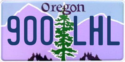 OR license plate 900LHL