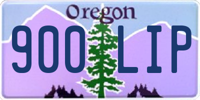 OR license plate 900LIP