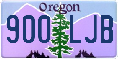 OR license plate 900LJB