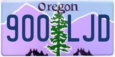 OR license plate 900LJD
