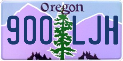 OR license plate 900LJH