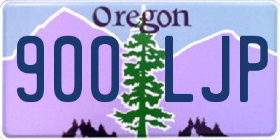 OR license plate 900LJP