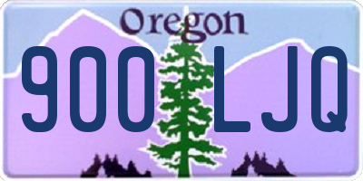 OR license plate 900LJQ