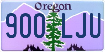 OR license plate 900LJU