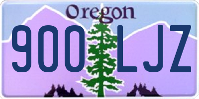 OR license plate 900LJZ