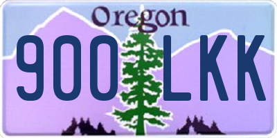 OR license plate 900LKK