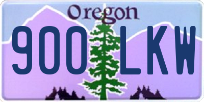 OR license plate 900LKW