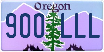 OR license plate 900LLL
