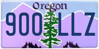 OR license plate 900LLZ