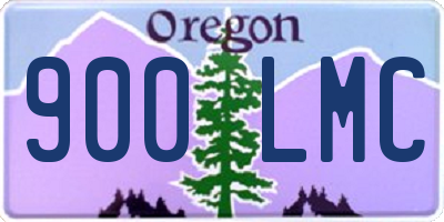 OR license plate 900LMC