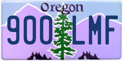 OR license plate 900LMF