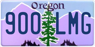OR license plate 900LMG