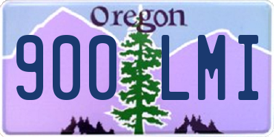 OR license plate 900LMI