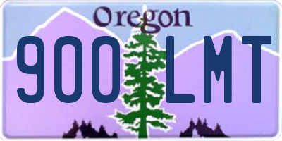 OR license plate 900LMT